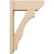 Ekena Millwork 8-in W x 22-in D x 34-in H Balboa Slat Rough Cedar Woodgrain TimberThane Outlooker, Primed Tan OUTUR080X22X34BOA24RCPR - alternate 3